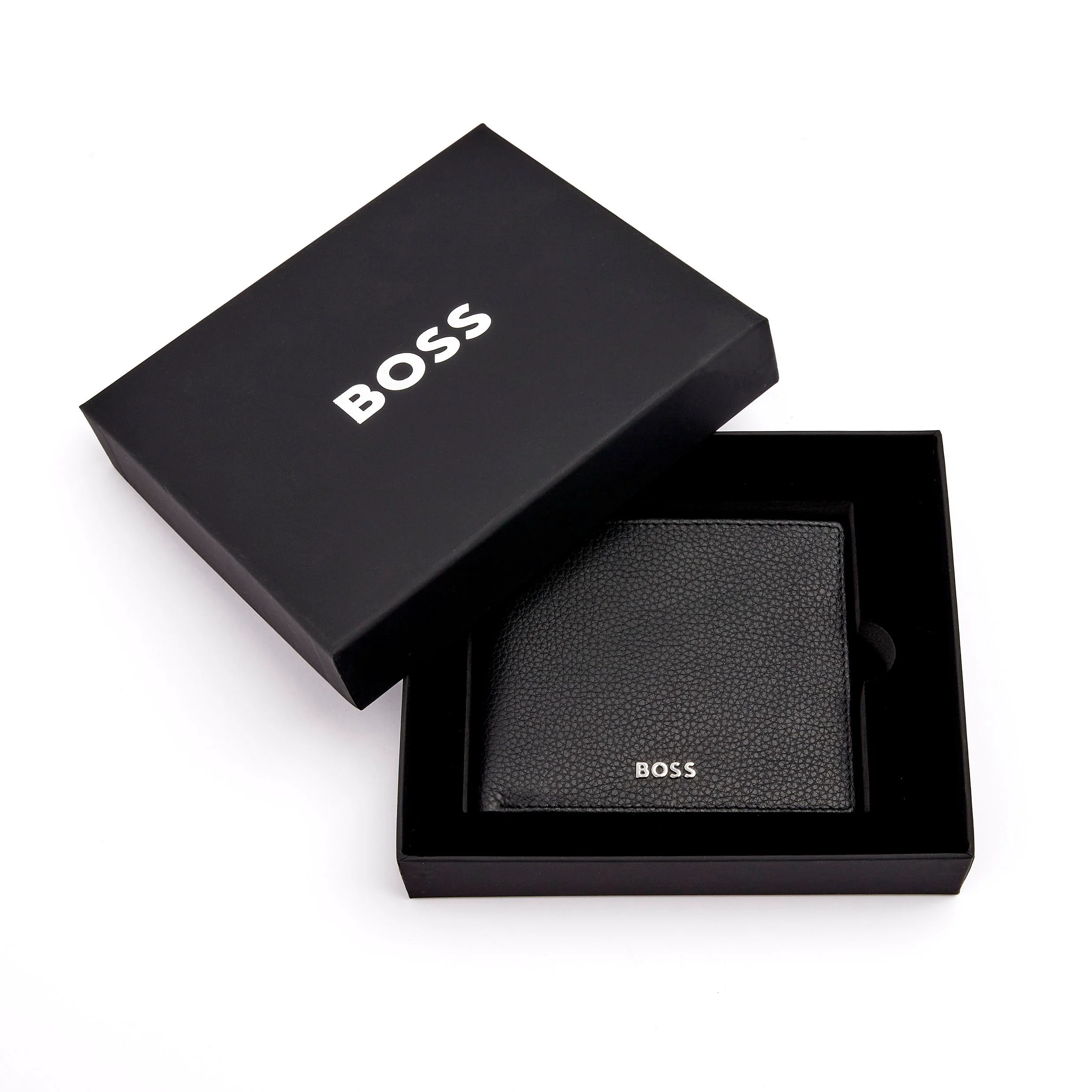 Портмоне Hugo Boss Classic Grained HLN416A с клапаном черное купить,79000