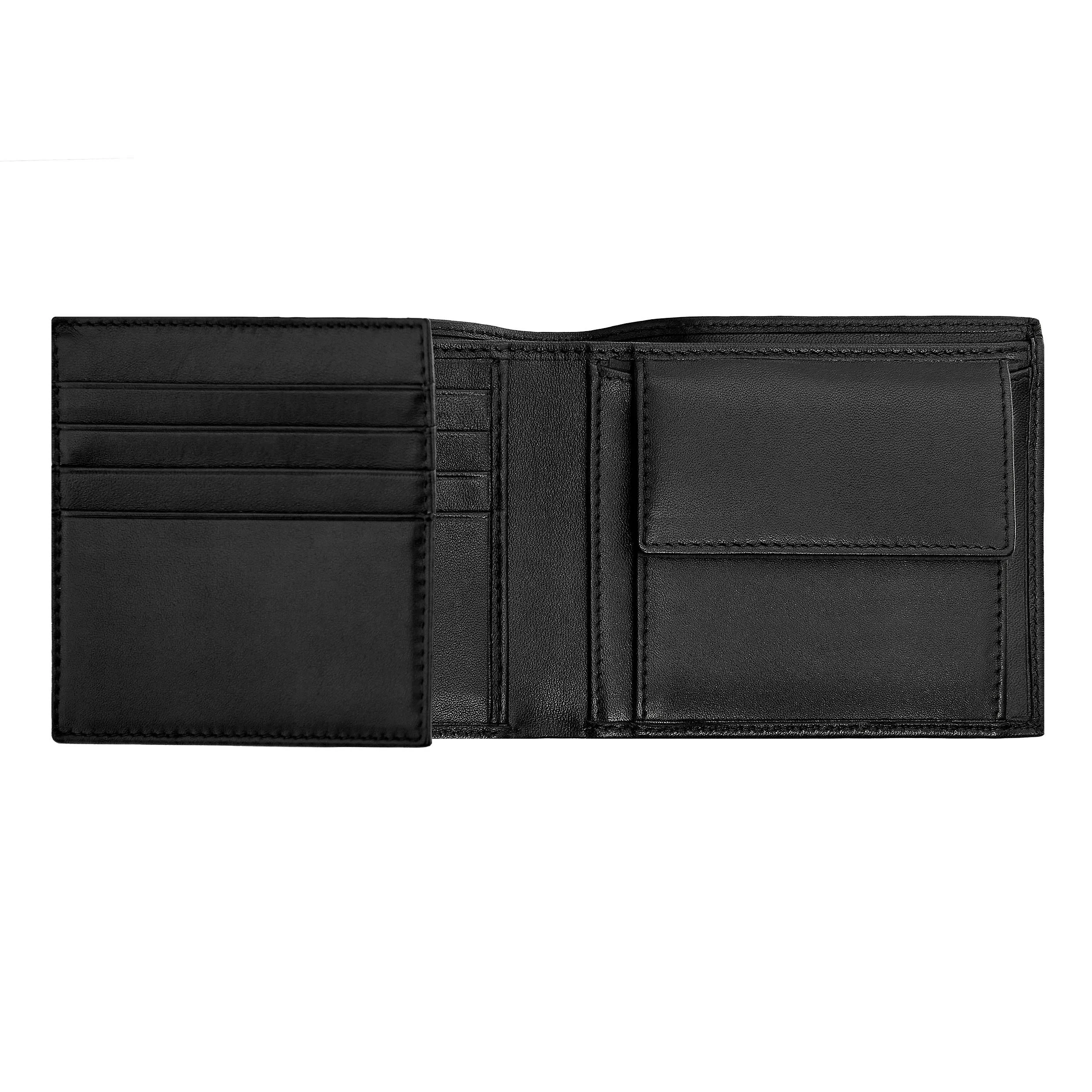Портмоне Hugo Boss Classic Grained HLN416A с клапаном черное купить,79000