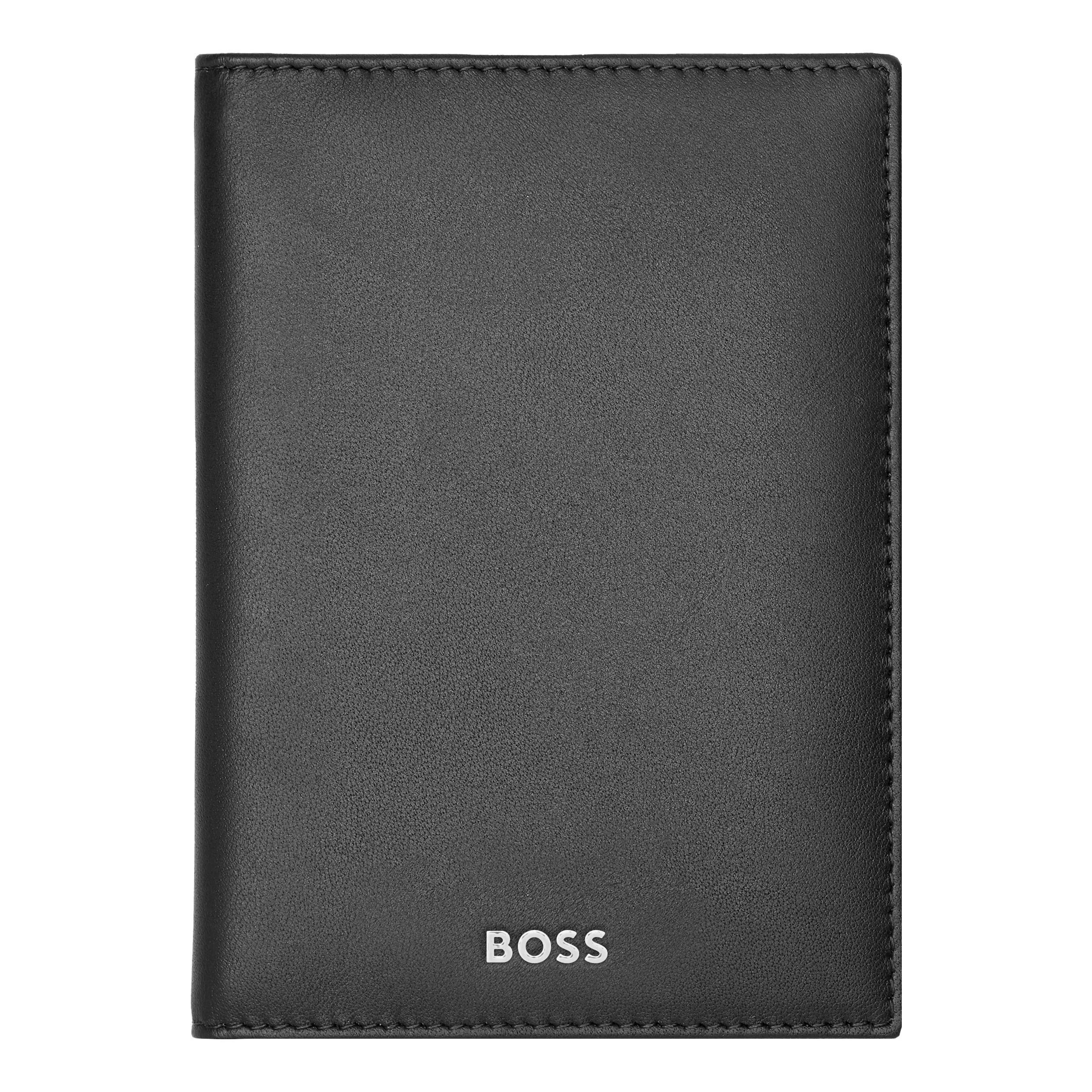 Обложка для паспорта Hugo Boss Classic Smooth HLP403A черная купить,69000