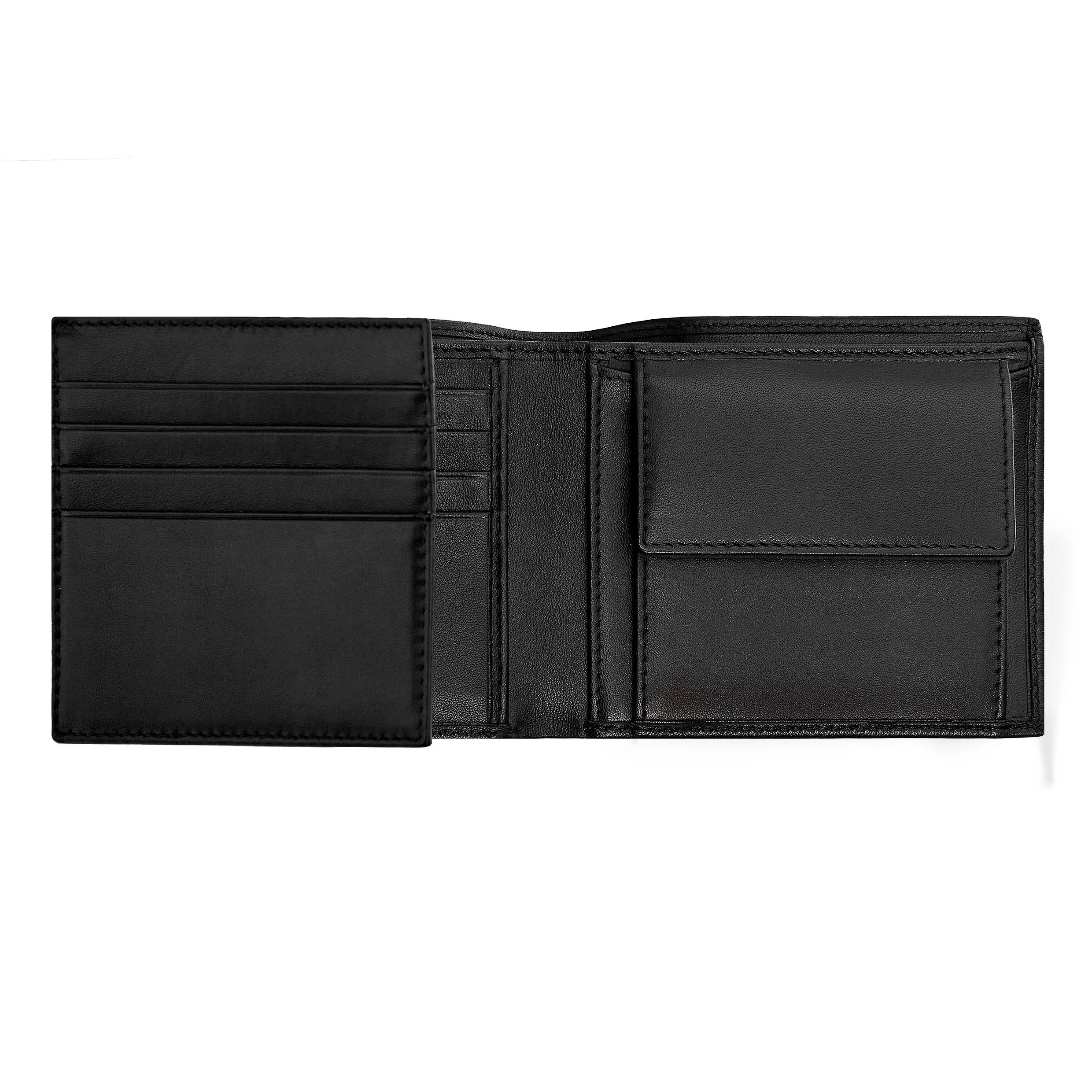 Портмоне Hugo Boss Iconic HLN421A с клапаном черное купить,79000
