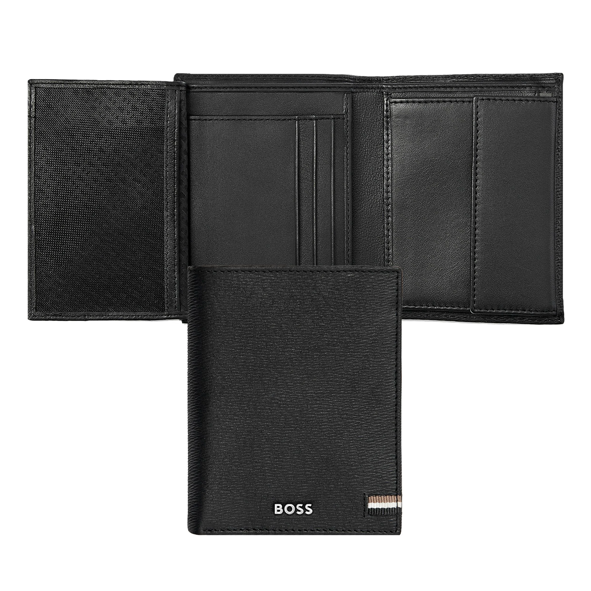 Портмоне Hugo Boss Iconic HLO421A черное купить,89000