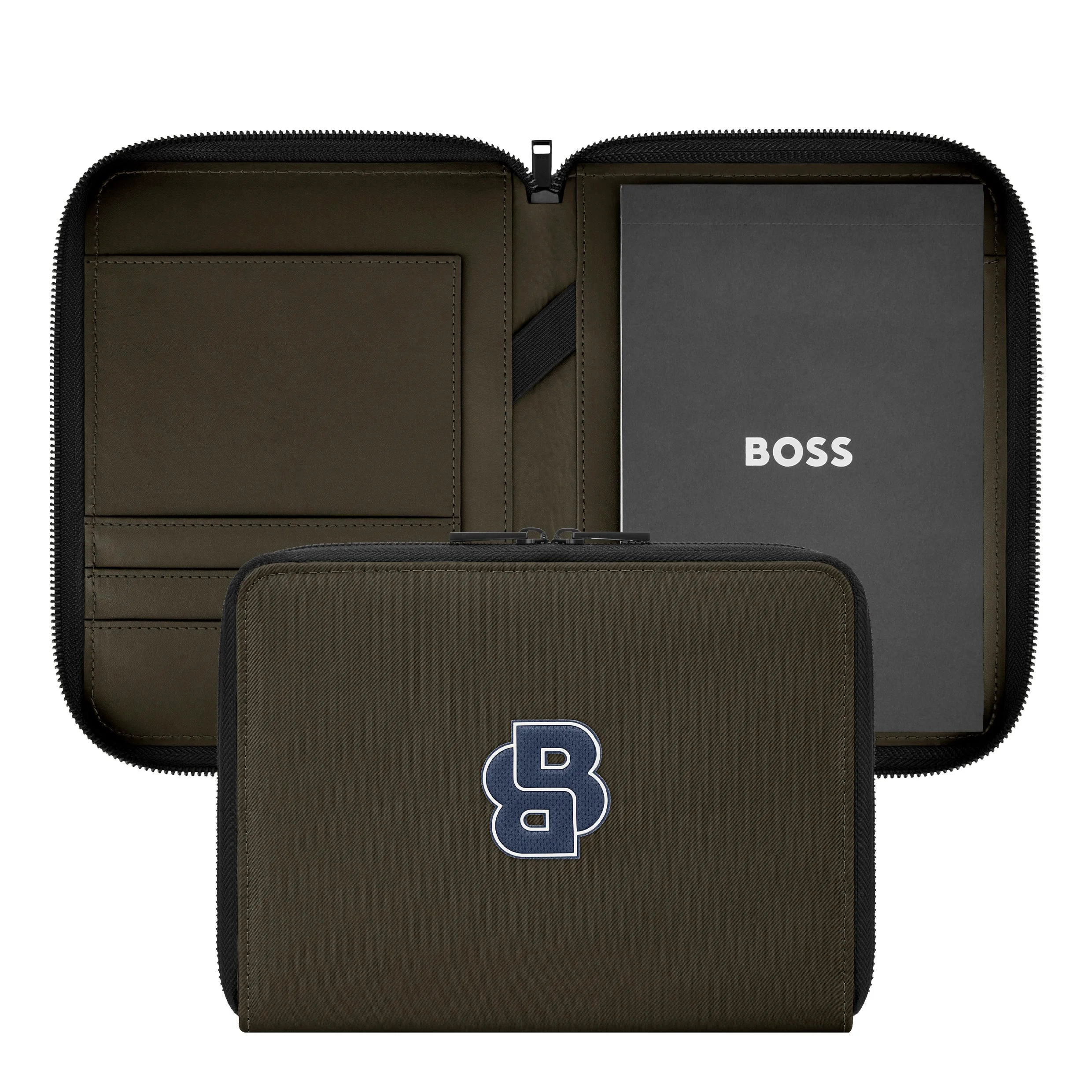 Папка для документов Hugo Boss Varsity HTM612T A5 темно-зеленая купить,97000
