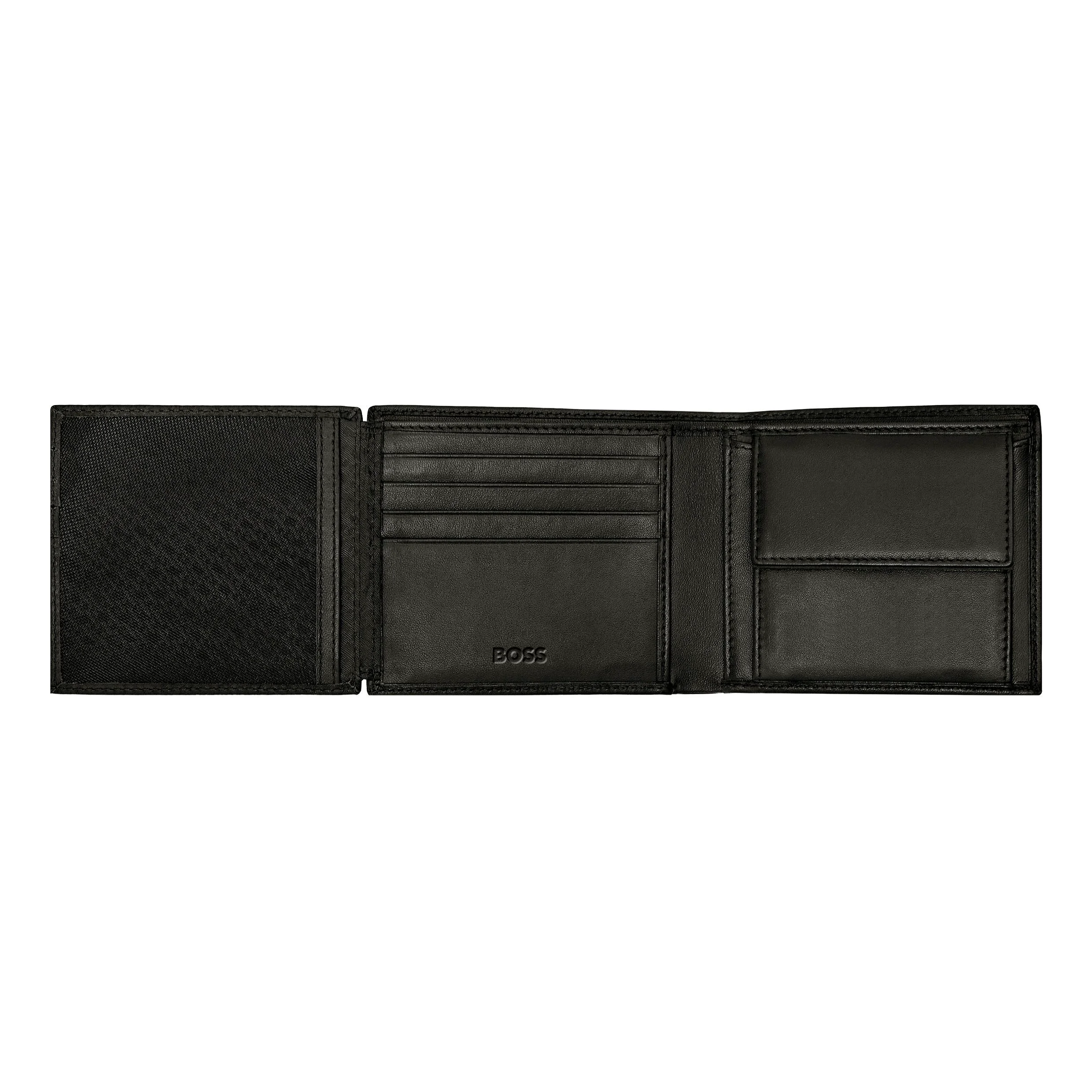 Портмоне Hugo Boss Iconic HLN421A с клапаном черное купить,79000