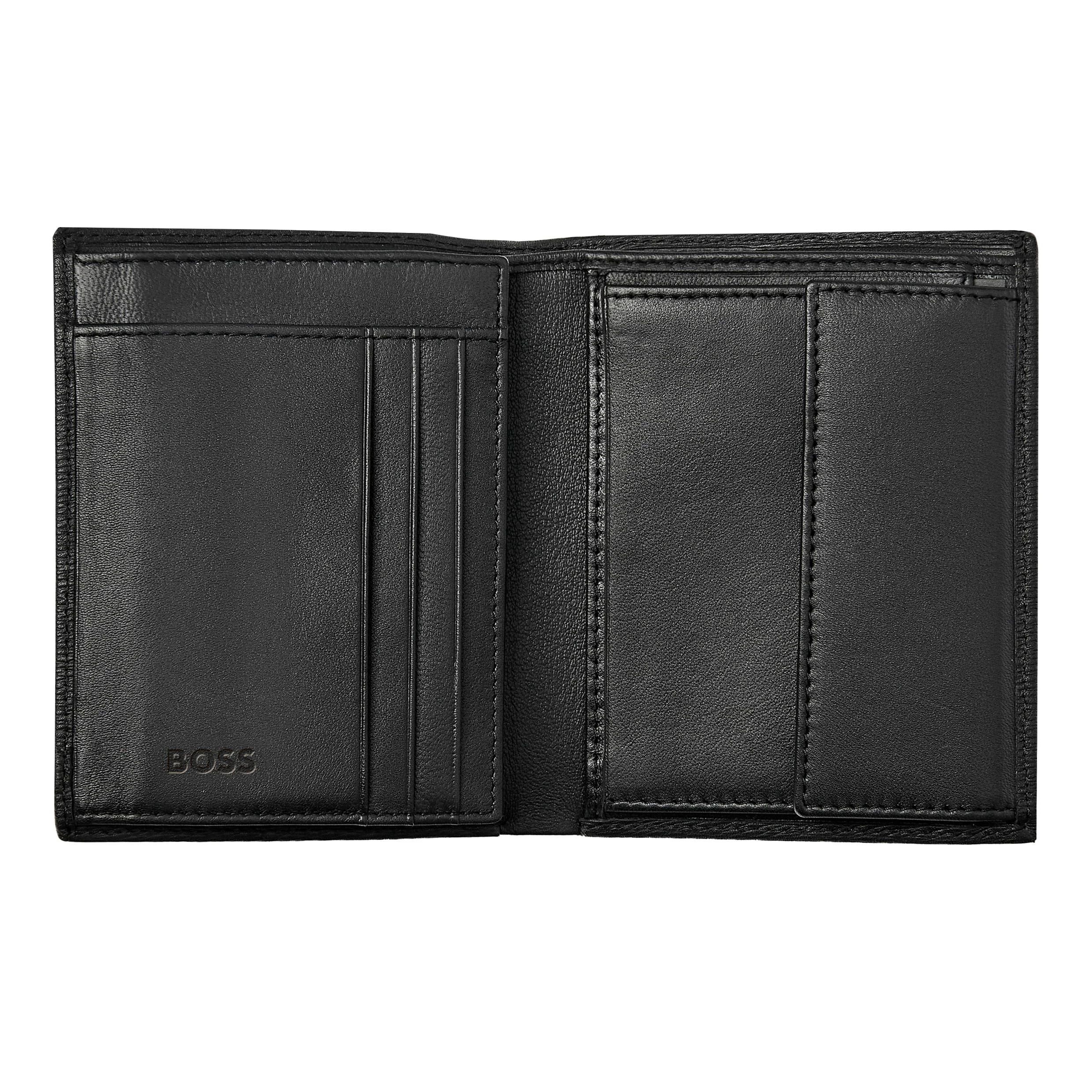 Портмоне Hugo Boss Iconic HLO421A черное купить,89000