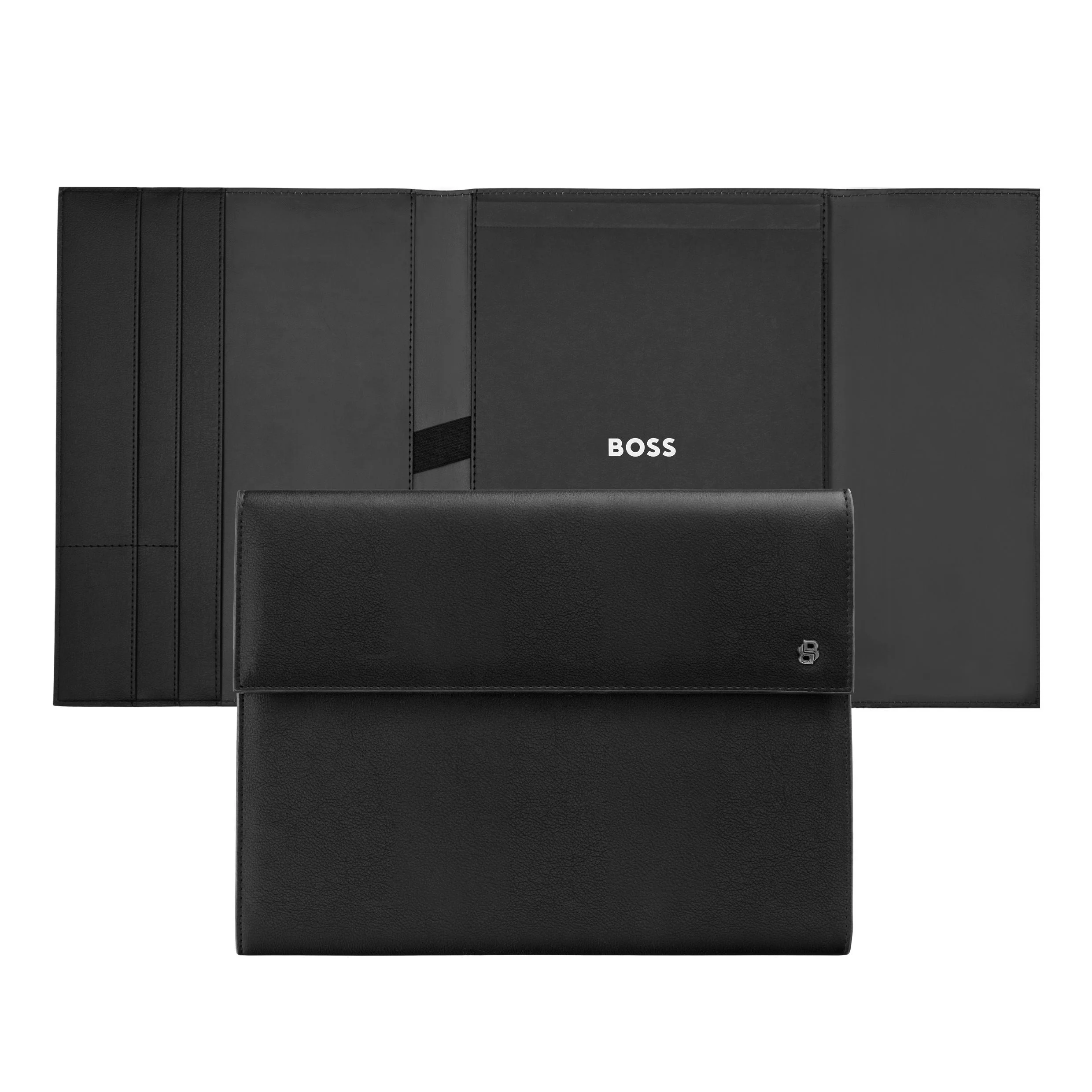 Папка для документов Hugo Boss Double B HDF519D A4 черная купить,87000