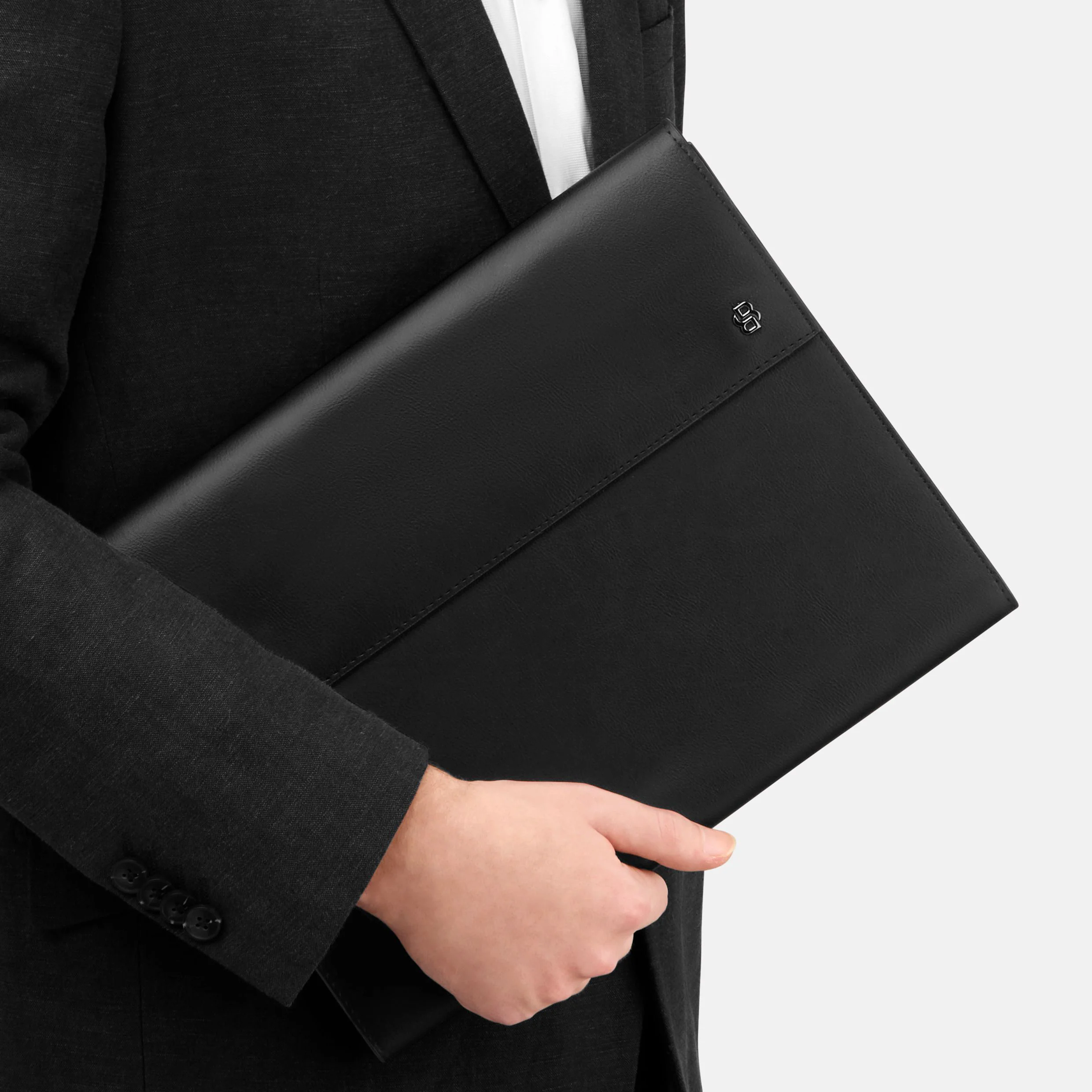 Папка для документов Hugo Boss Double B HDF519D A4 черная купить,87000