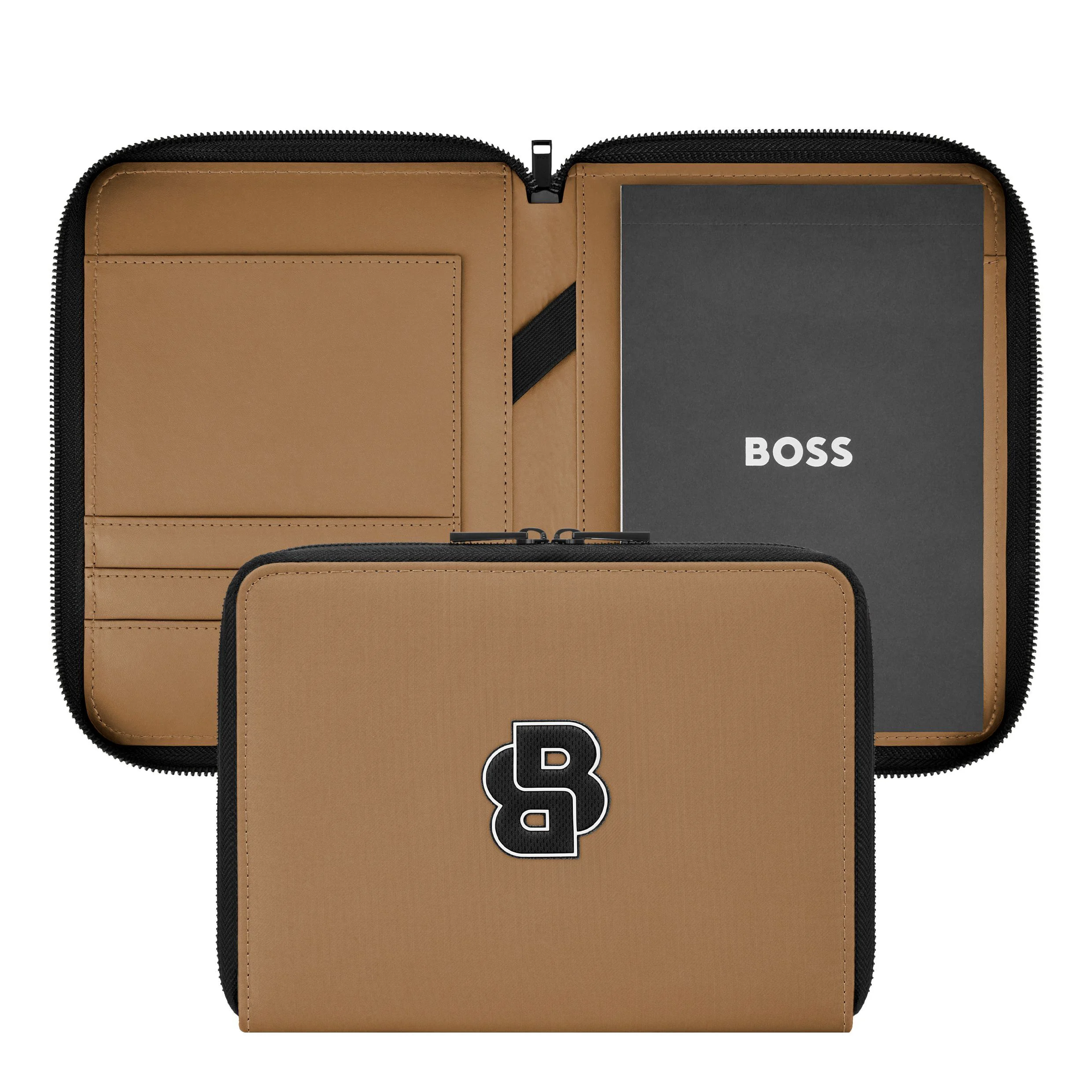 Папка для документов Hugo Boss Varsity HTM612X A5 бежевая купить,97000