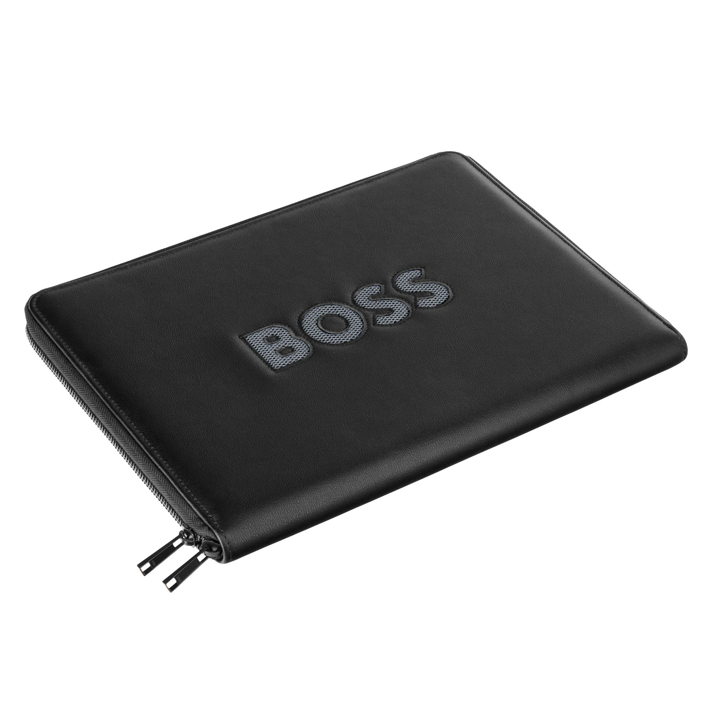 Папка для документов Hugo Boss Cut Out HTA613H A4 черно-серая купить,118000