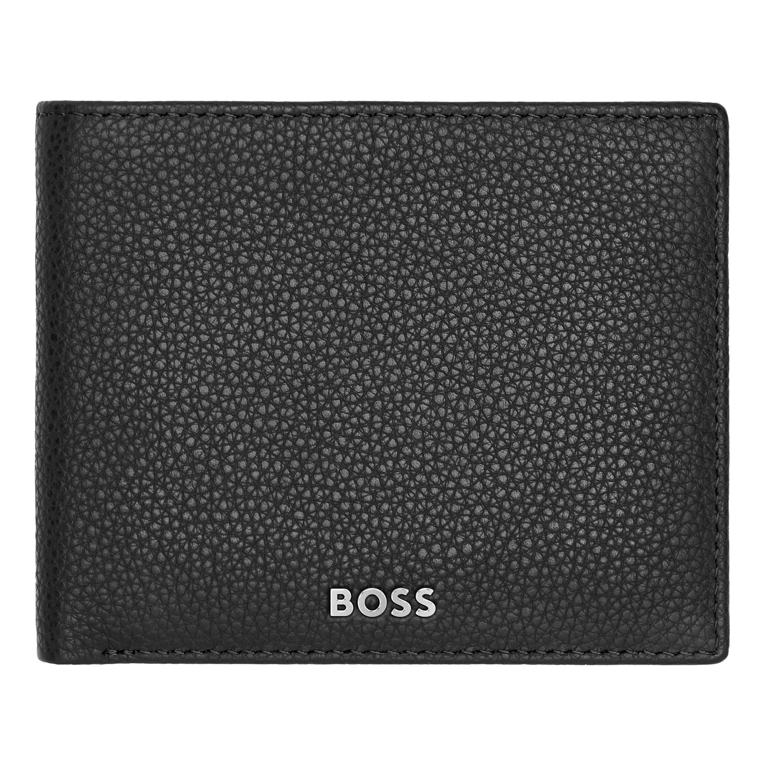 Портмоне Hugo Boss Classic Grained HLY416A с клапаном черное купить,89000