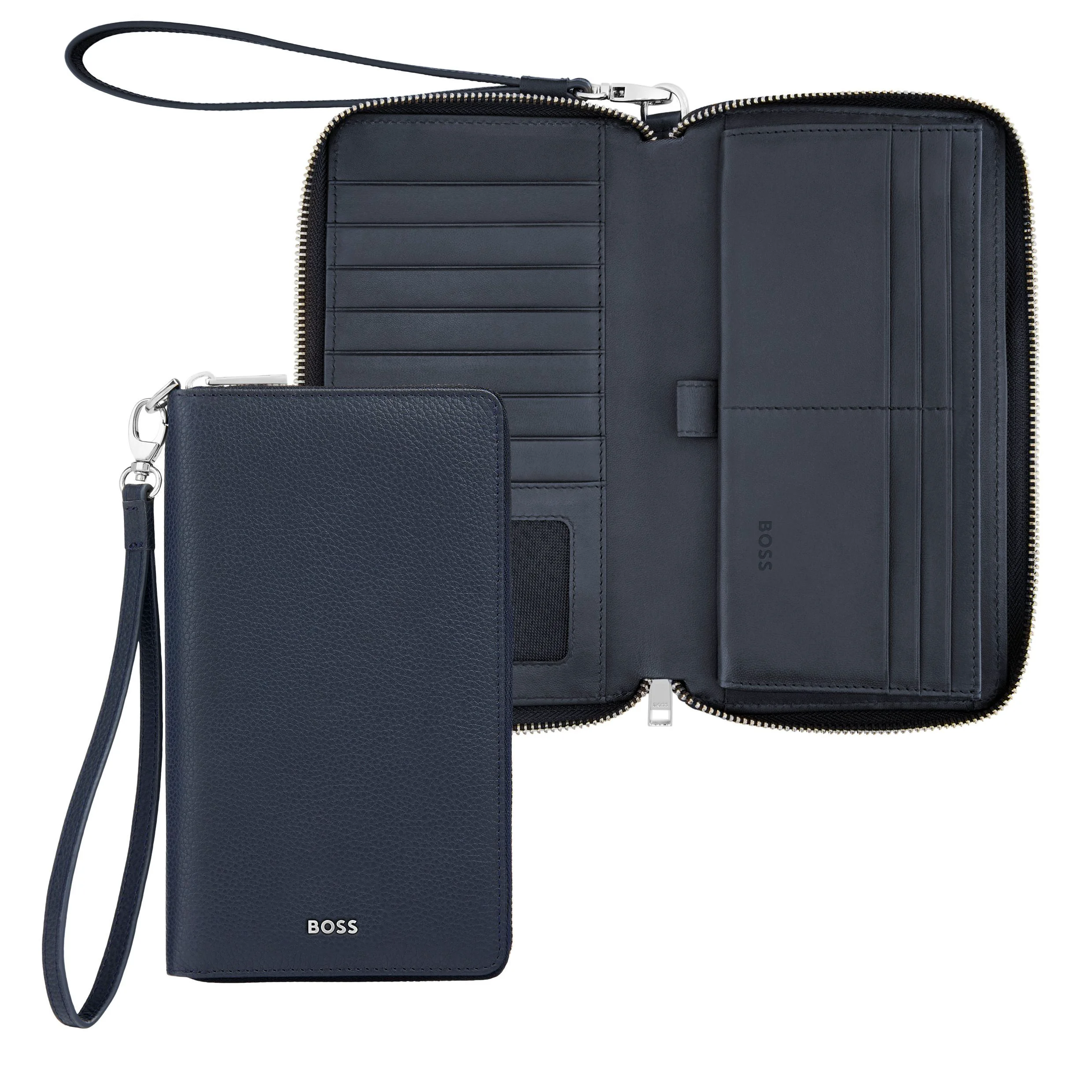 Портмоне Hugo Boss Classic Grained HLL518N темно-синее - ForteMarket Портмоне Hugo Boss Classic Grained HLL518N темно-синее купить,134900