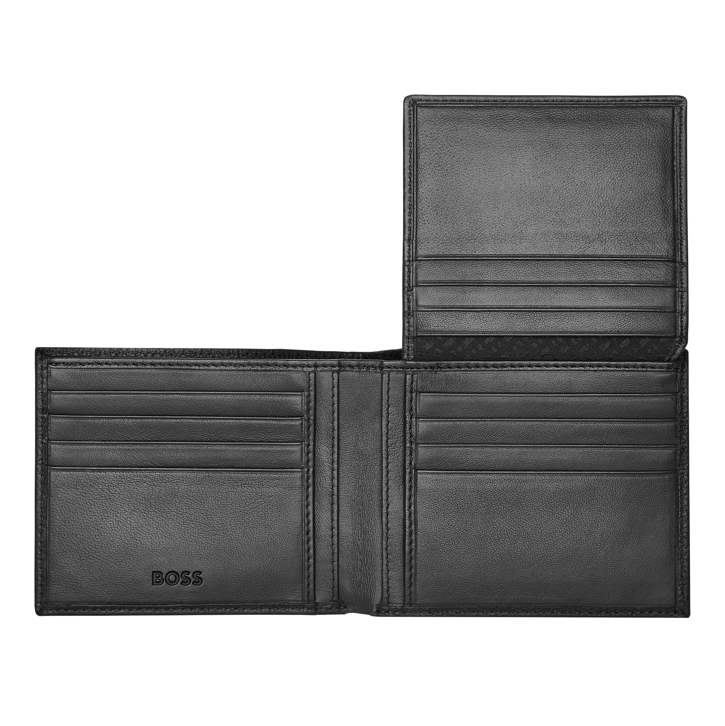 Портмоне Hugo Boss Classic Grained HLY416A с клапаном черное купить,89000
