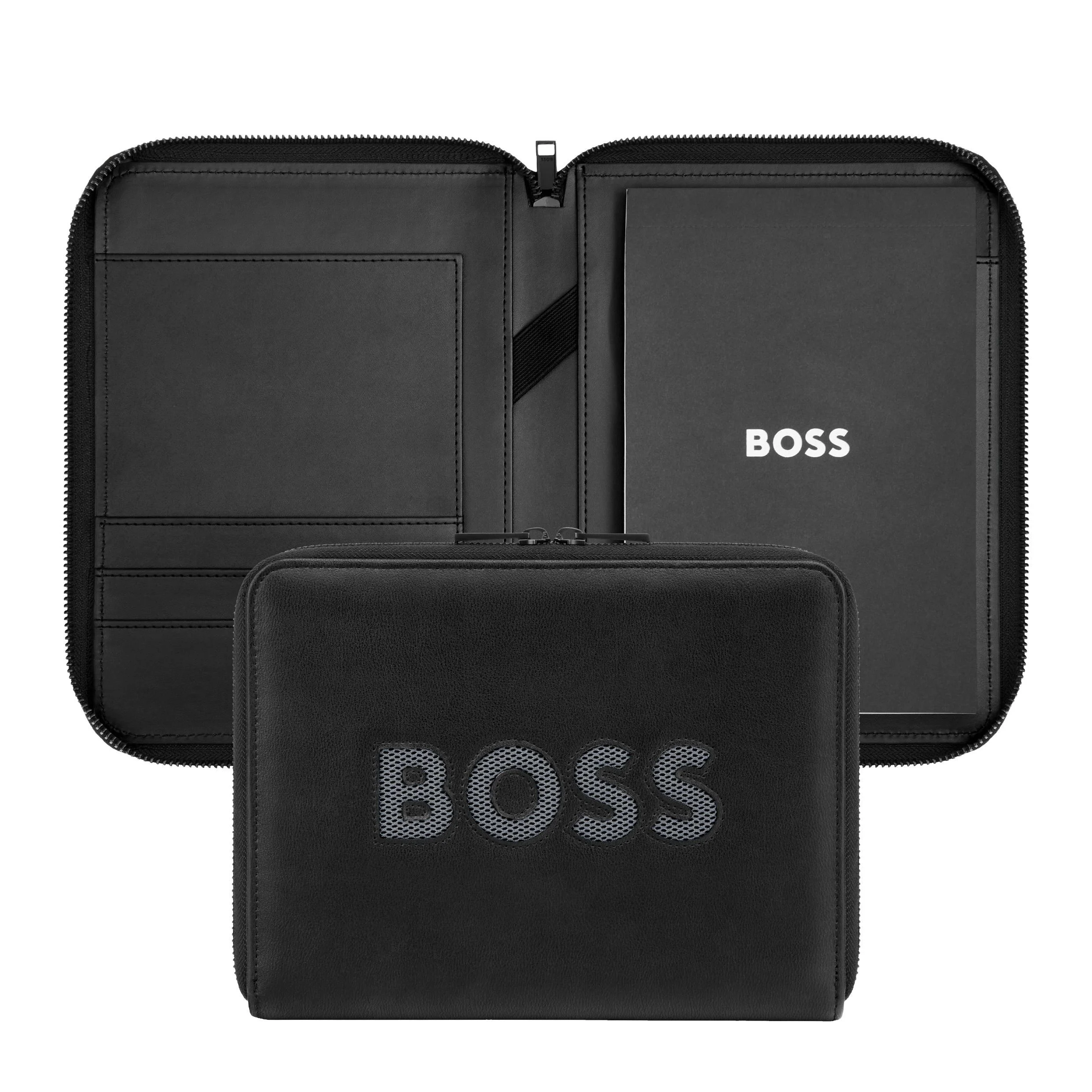 Папка для документов Hugo Boss Cut Out HTM613H A5 черно-серая купить,97000