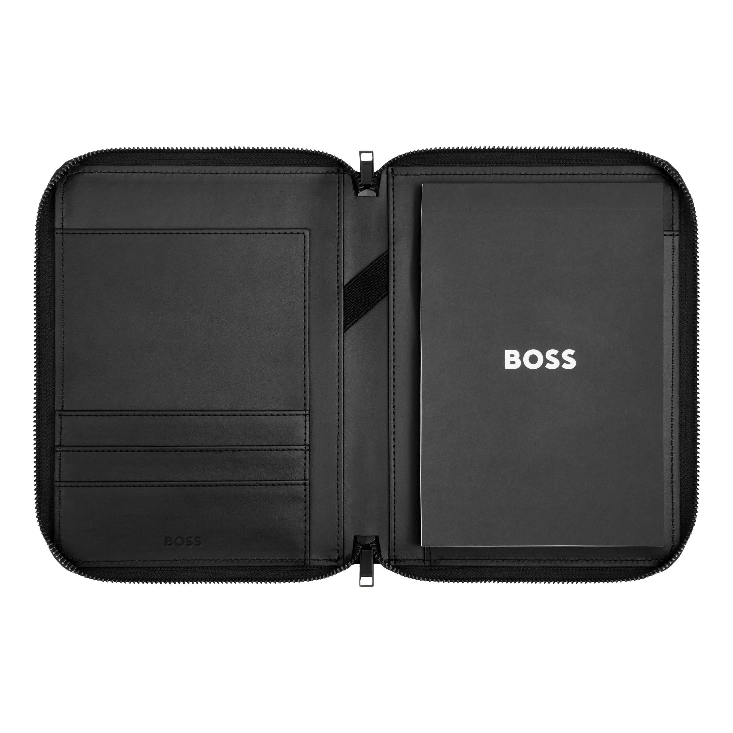 Папка для документов Hugo Boss Cut Out HTM613H A5 черно-серая купить,97000