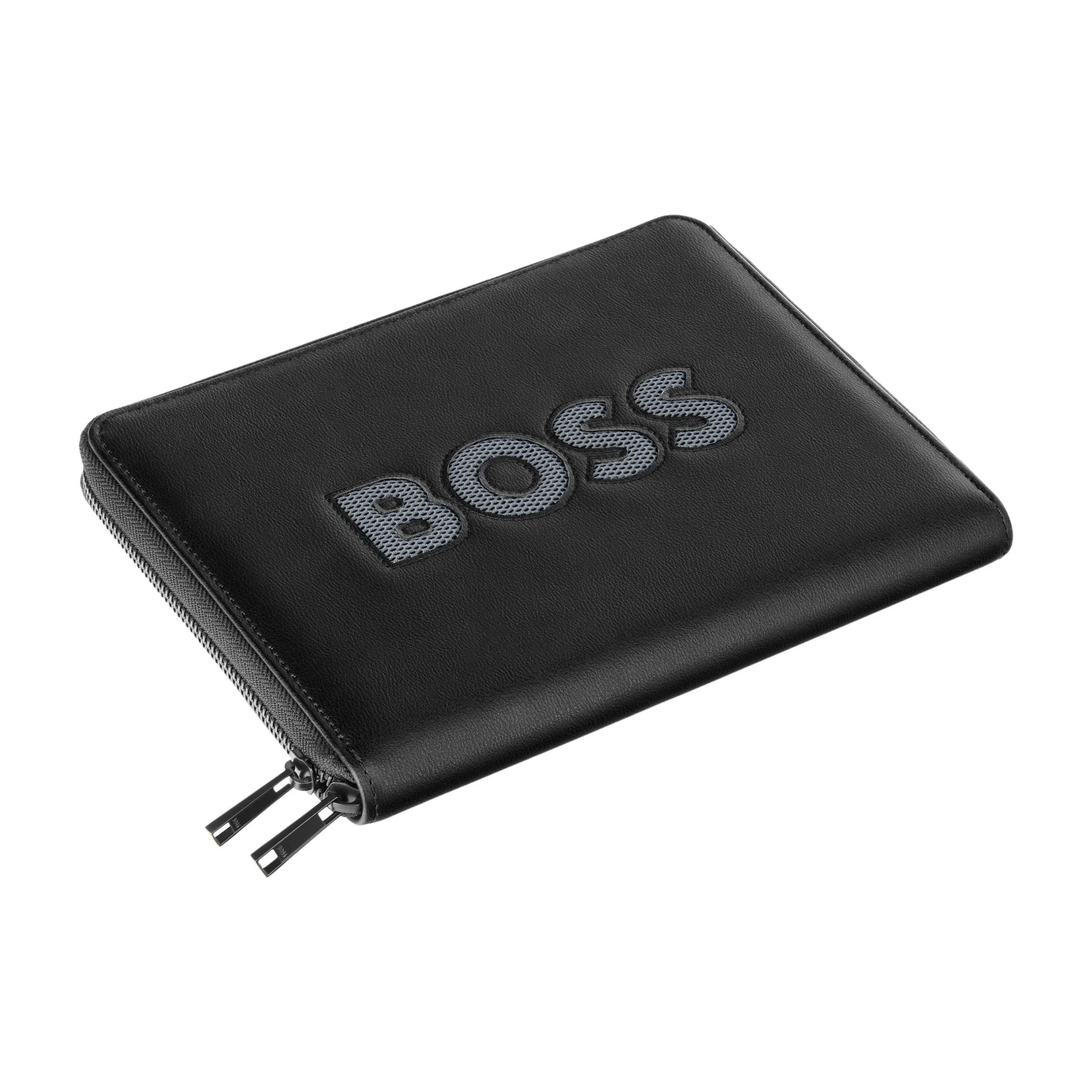 Папка для документов Hugo Boss Cut Out HTM613H A5 черно-серая купить,97000