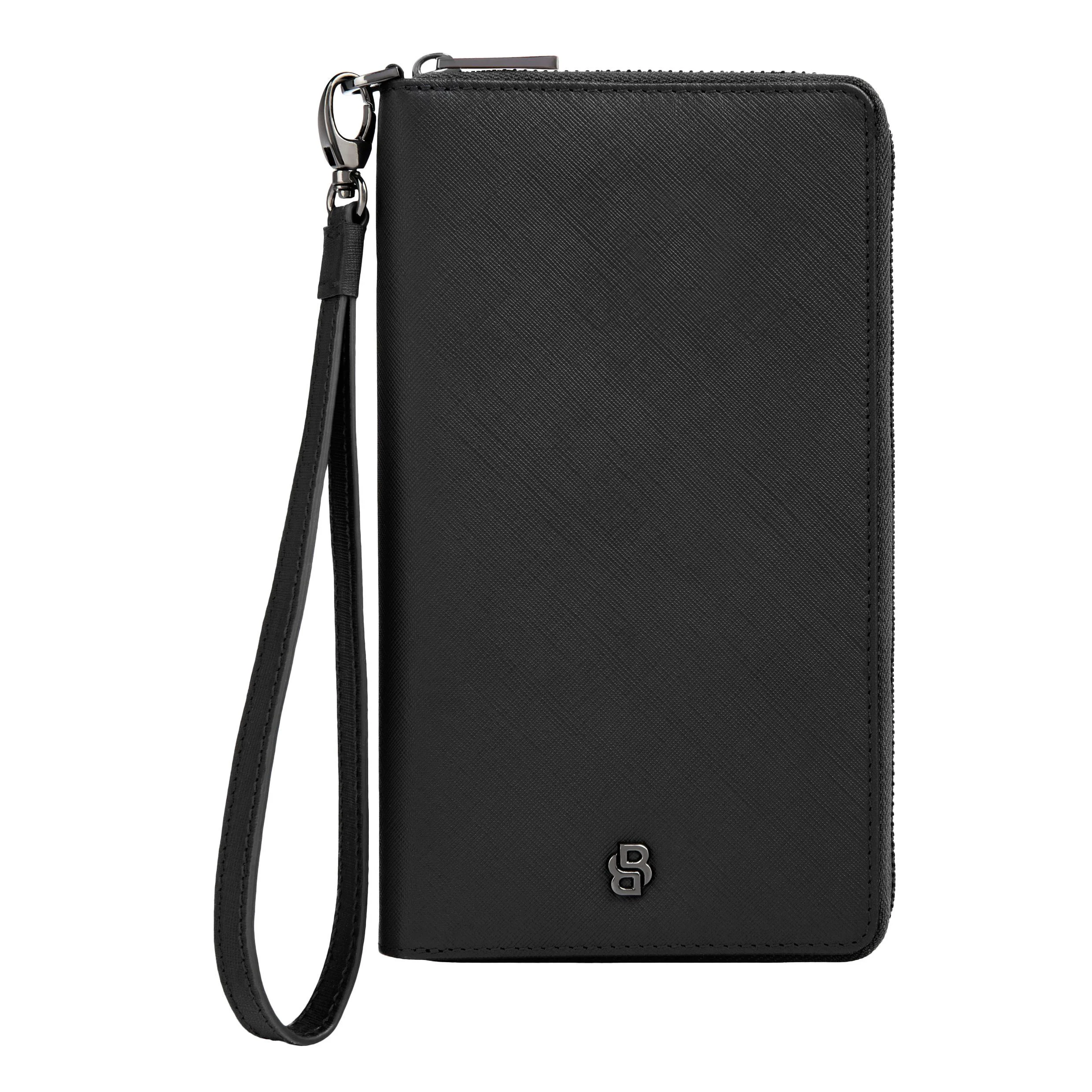 Портмоне Hugo Boss Double B Saffiano HLL526A черное купить,134900