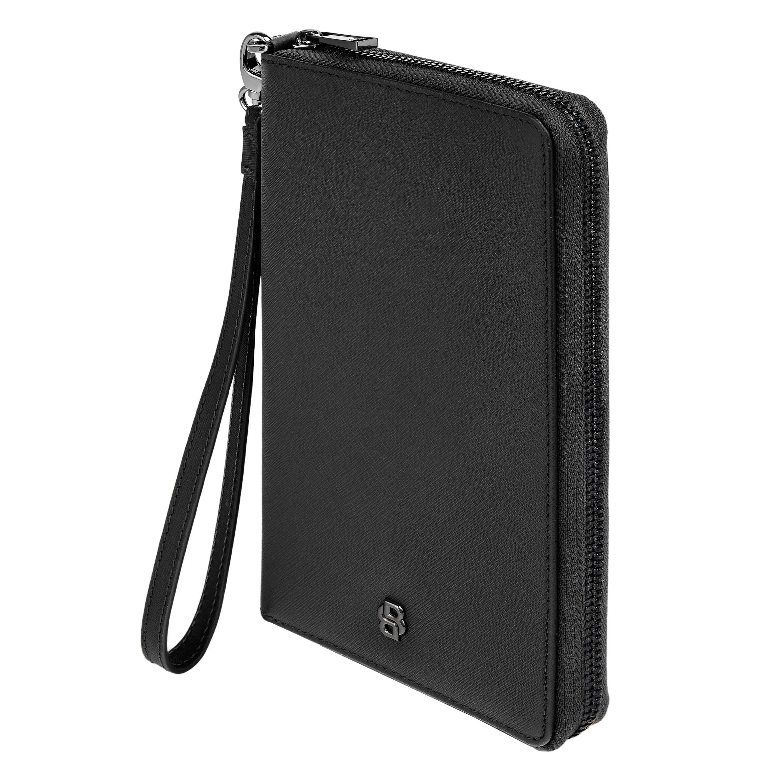 Портмоне Hugo Boss Double B Saffiano HLL526A черное купить,134900