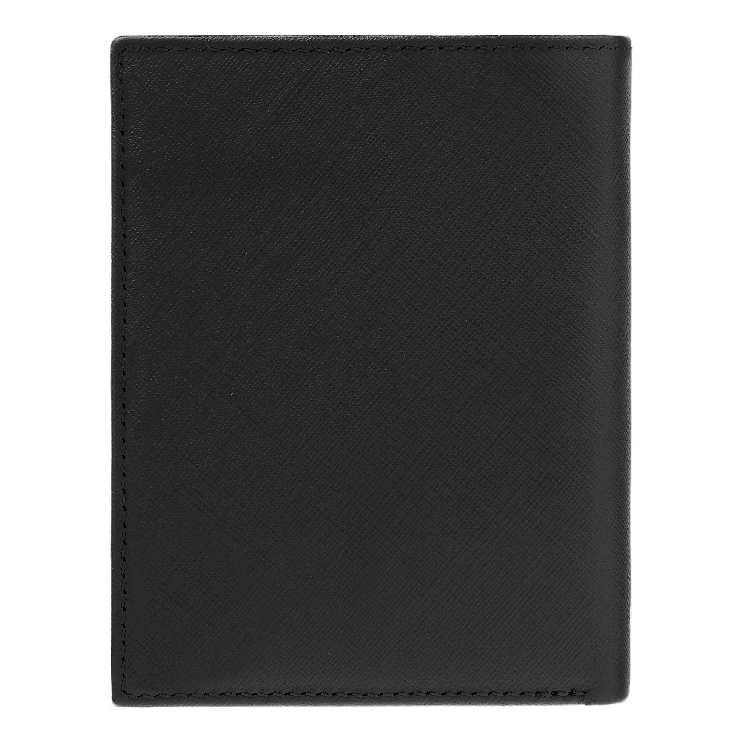 Портмоне Hugo Boss Double B Saffiano HLO526A черное купить,89000