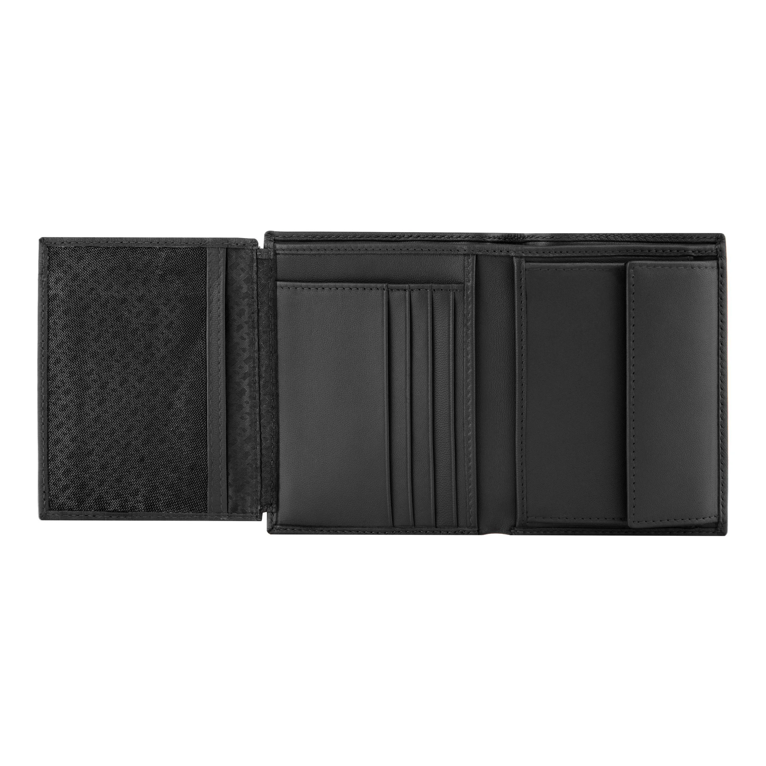 Портмоне Hugo Boss Double B Saffiano HLO526A черное купить,89000