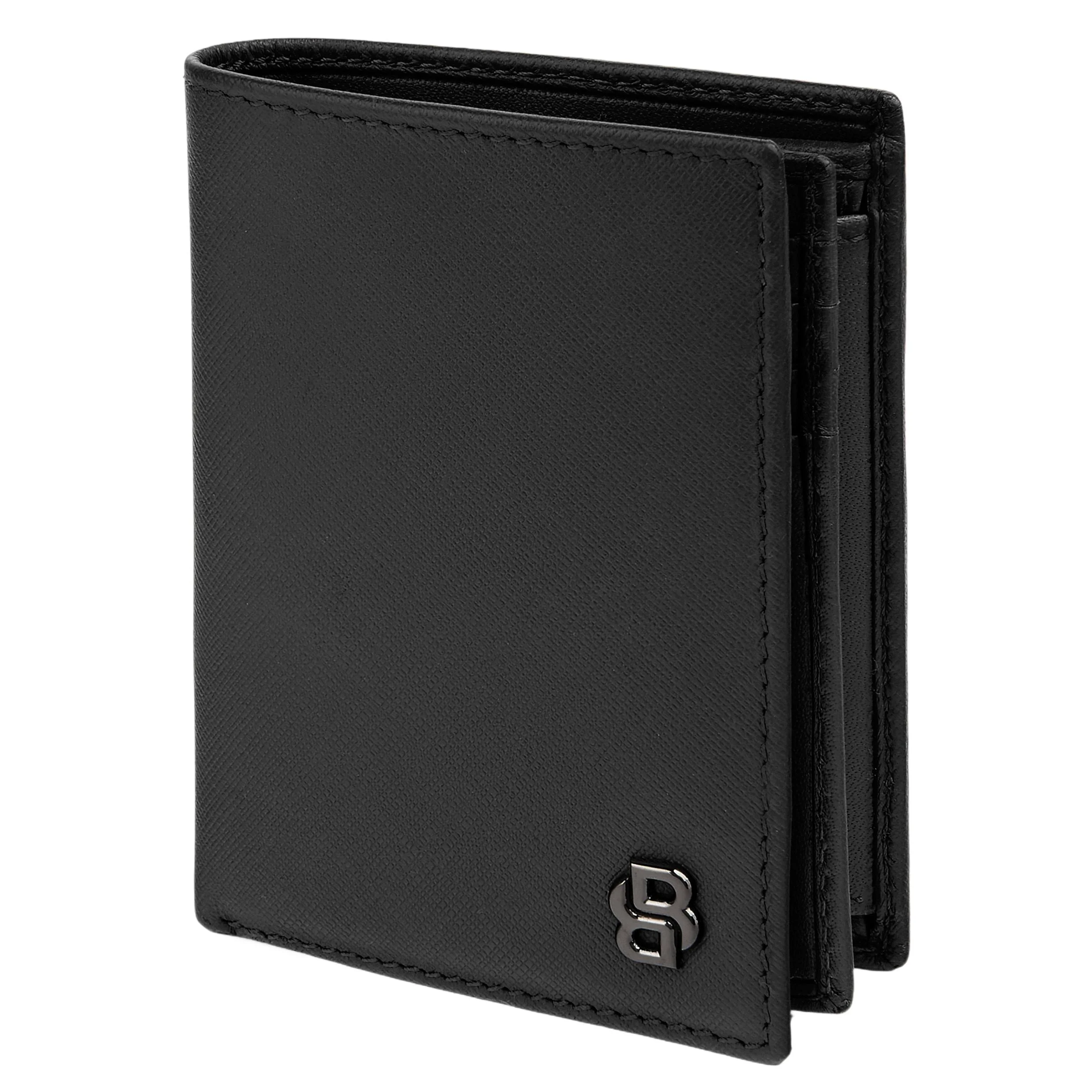 Портмоне Hugo Boss Double B Saffiano HLO526A черное купить,89000