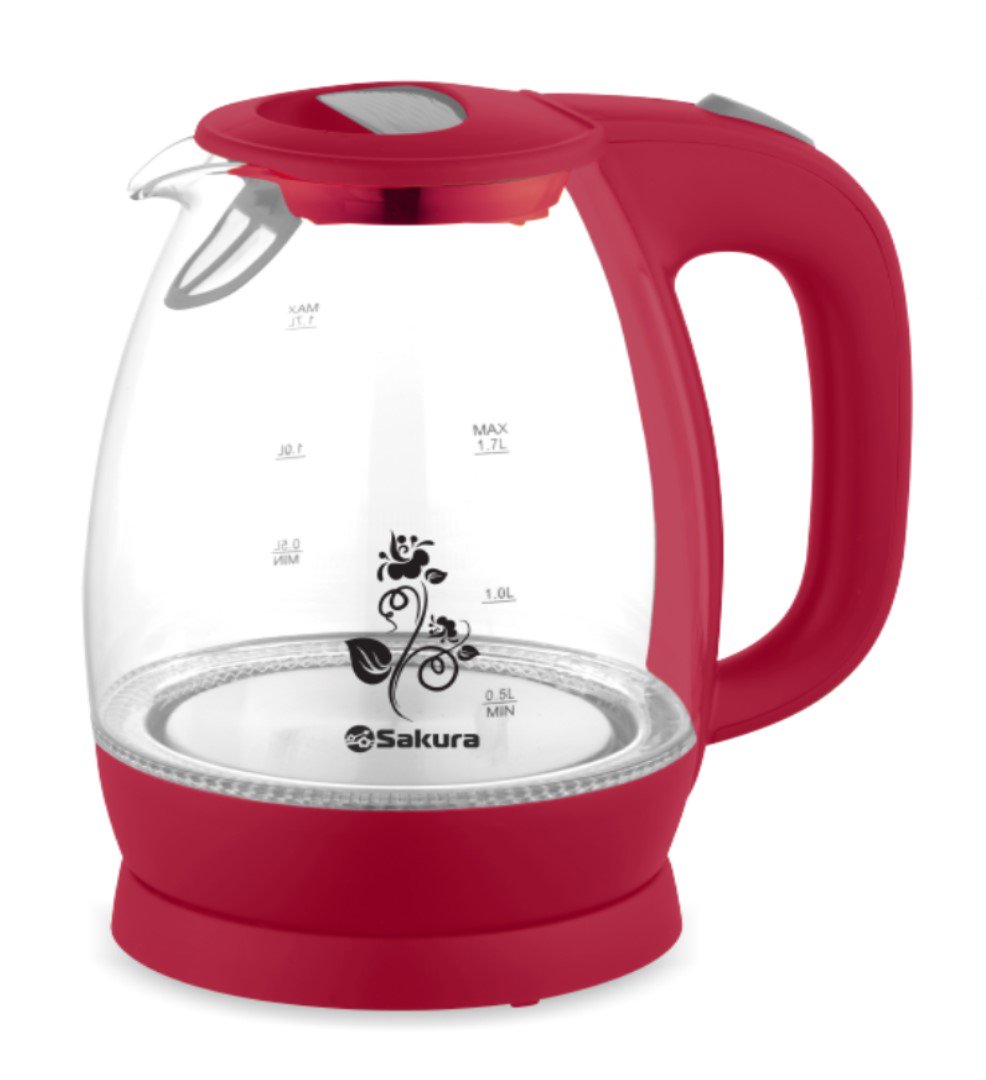 Электрочайник Sakura SA-2715R красный купить,NaN