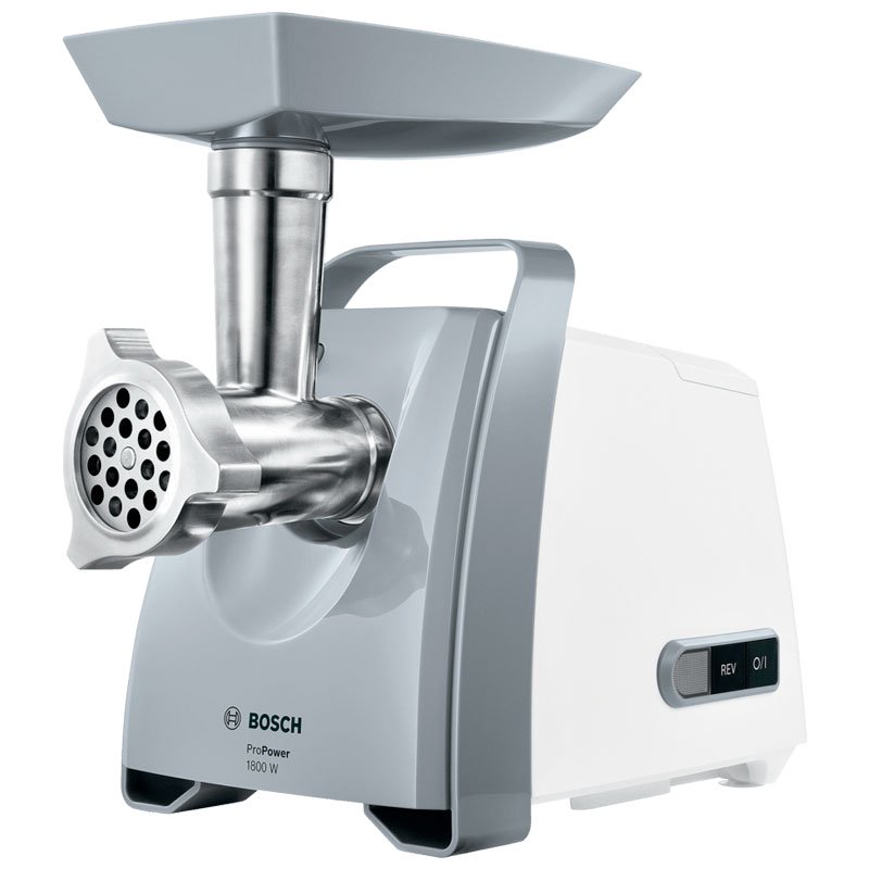 Мясорубка Bosch MFW66020 бело-серая купить,NaN