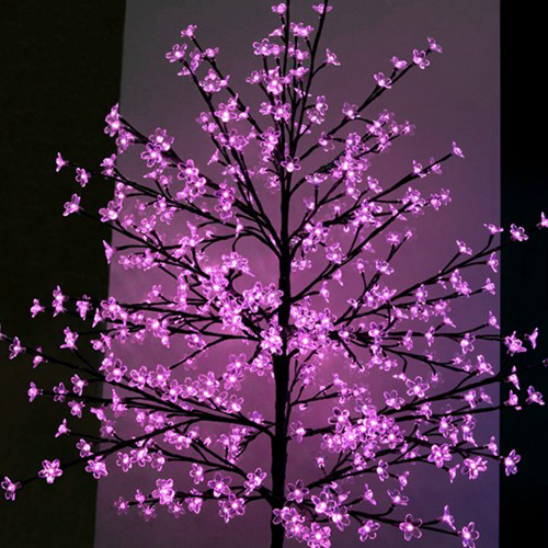Светодиодное дерево Сакура 504 led 1,5 м розовое