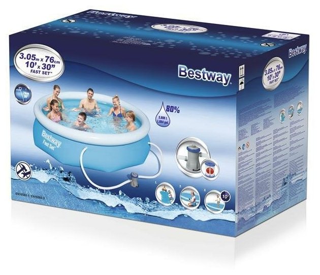 Надувной бассейн Bestway 57270 3638л - ForteMarket Надувной бассейн Bestway 57270 3638л купить,0