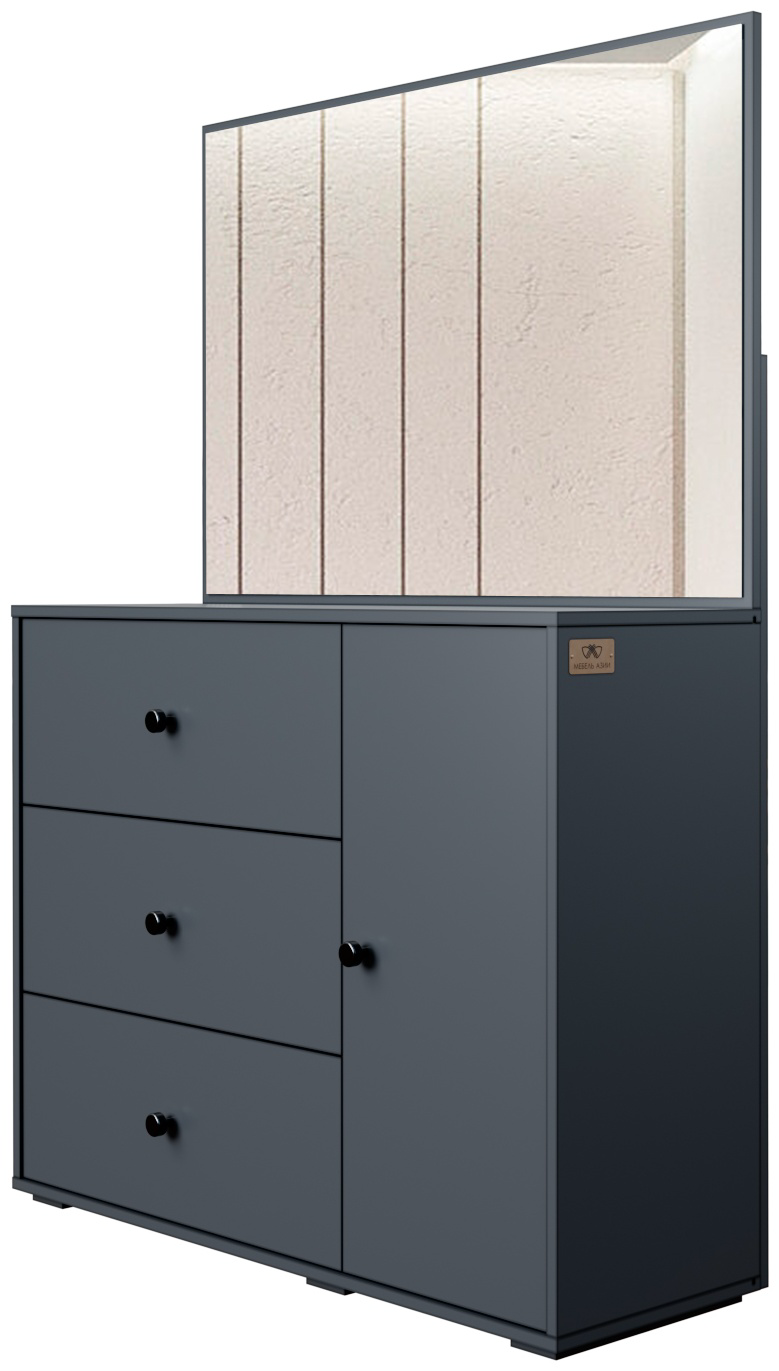 Комод Мебель Азии Азия Гранд 103.2×35×152см серый купить,67990