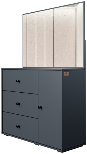 Комод Мебель Азии Азия Гранд 103.2×35×152см серый
