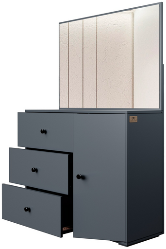 Комод Мебель Азии Азия Гранд 103.2×35×152см серый