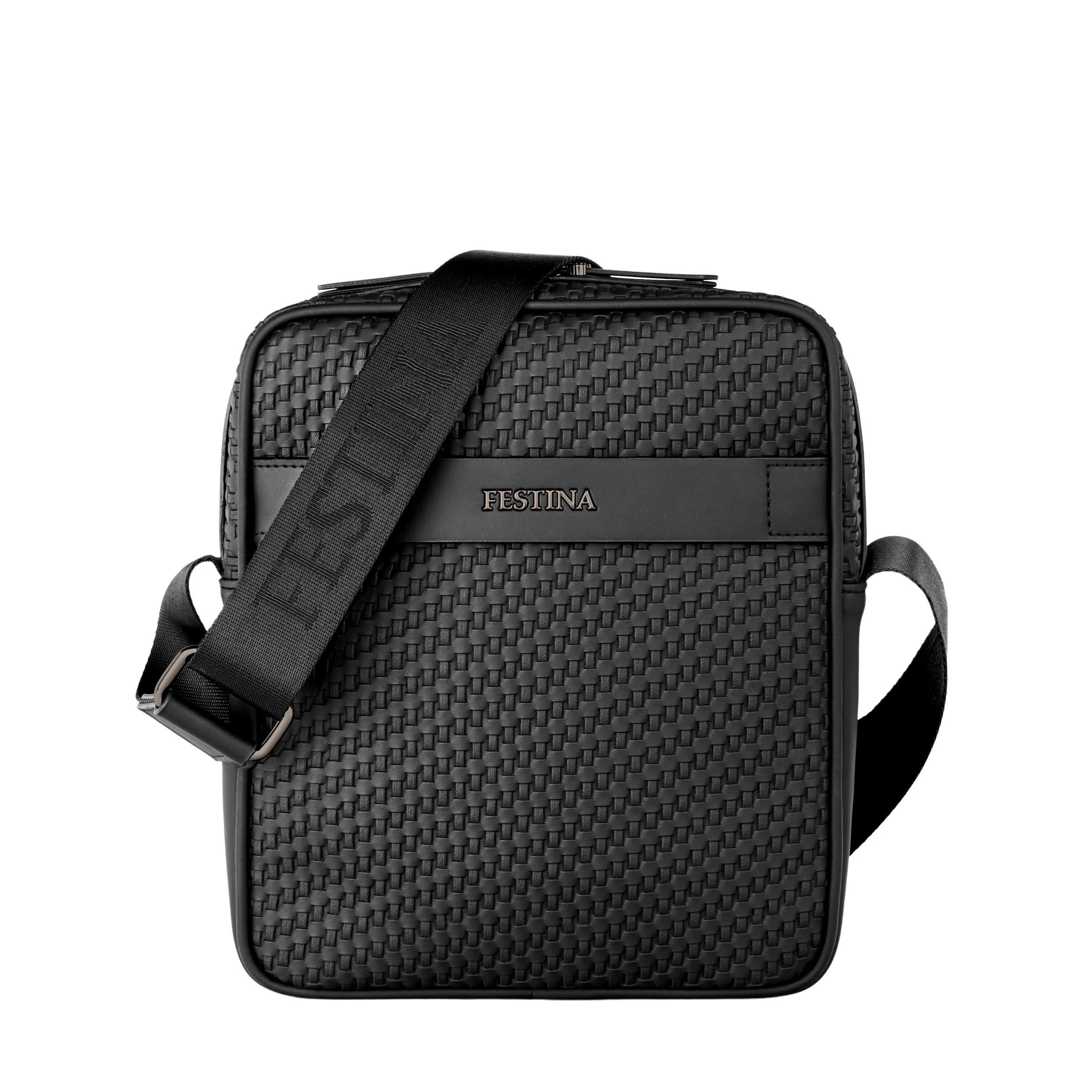 Сумка мессенджер Festina Interlace Black FTR629A, черная