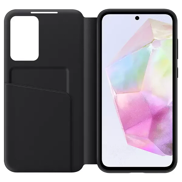 Чехол Samsung для Galaxy A35 Smart View Wallet Cover EF-ZA356CBEGRU Black купить,NaN