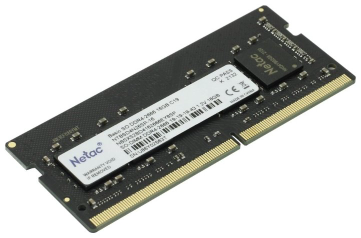 Оперативная память Netac NTBSD4N26SP-16 16 Гб