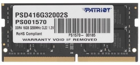 Оперативная память Patriot PSD416G32002S 16 Гб купить,NaN