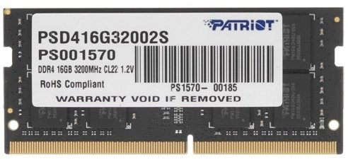 Оперативная память Patriot PSD416G32002S 16 Гб купить,NaN