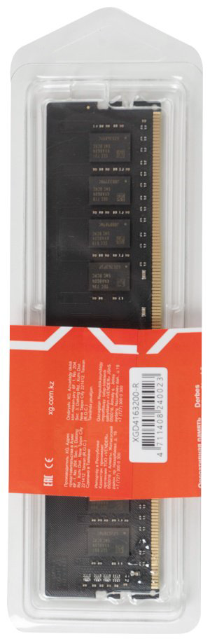 Оперативная память XG XGD4163200-R 16 Гб купить,NaN