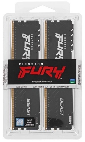 Оперативная память Kingston KF432C16BBK2/32 32 Гб