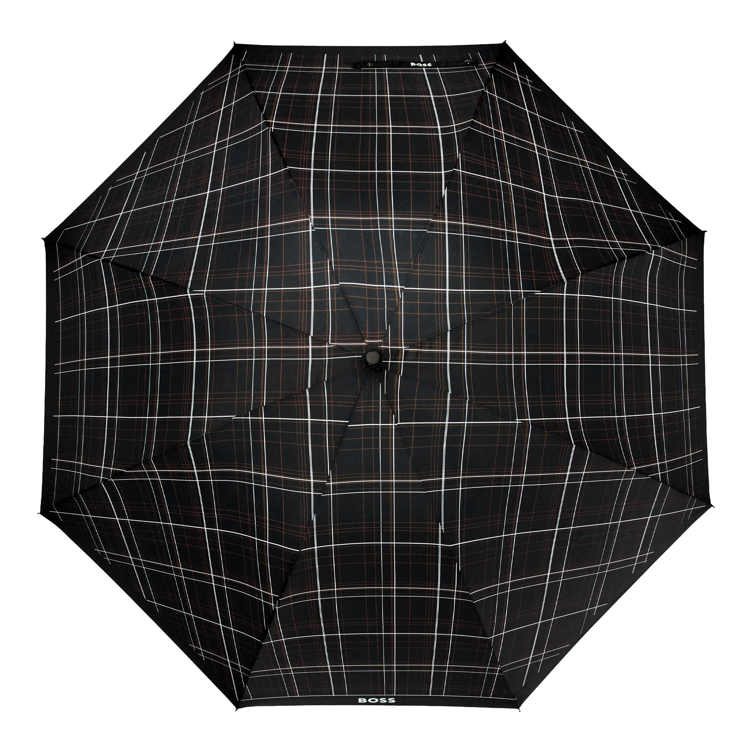Зонт-трость Hugo Boss Checkered  HUN624A черный