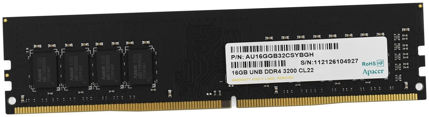Оперативная память Apacer EL.16G21.GSH 16 Гб