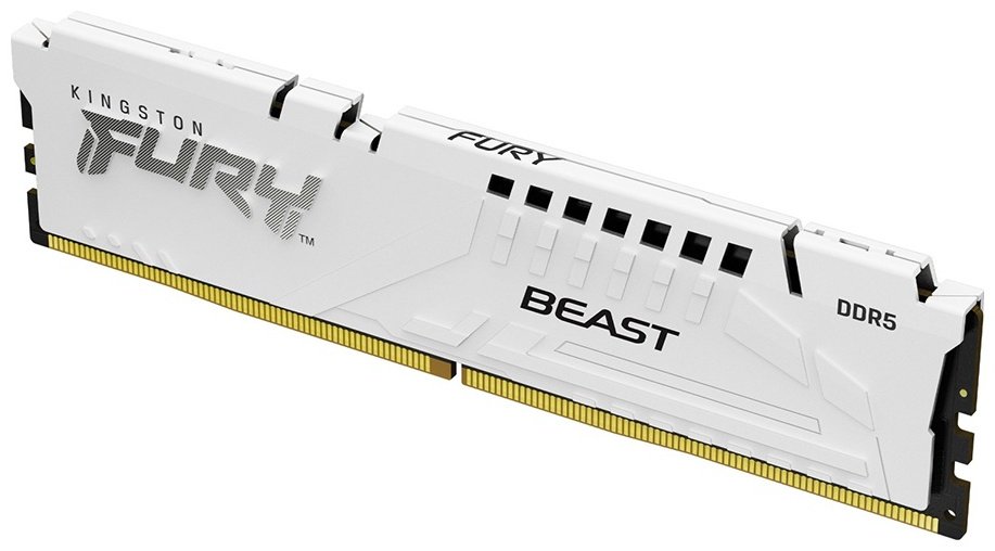 Оперативная память Модуль памяти Kingston FURY Beast White XMP EXPO KF552C40BW-16 DDR5 16GB 5200MHz купить,175547