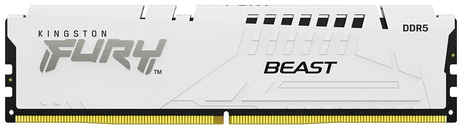 Оперативная память Модуль памяти Kingston FURY Beast White XMP EXPO KF552C40BW-16 DDR5 16GB 5200MHz купить,175547