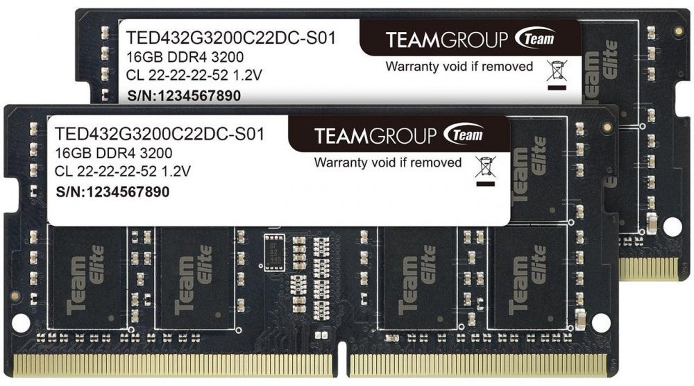 Оперативная память Team Group TED432G3200C22DC-S01 32 Гб купить,160804