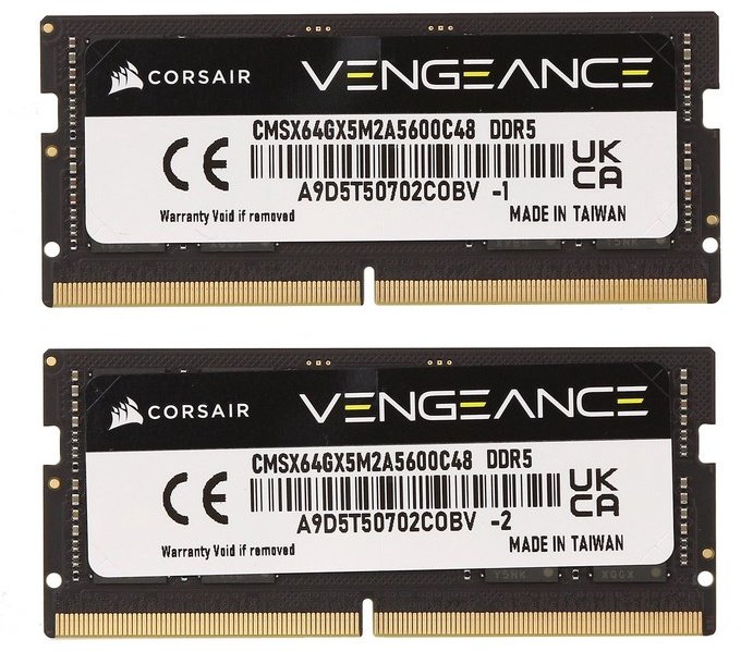 Оперативная память Corsair CMSX64GX5M2A5600C48 64 Гб купить,NaN