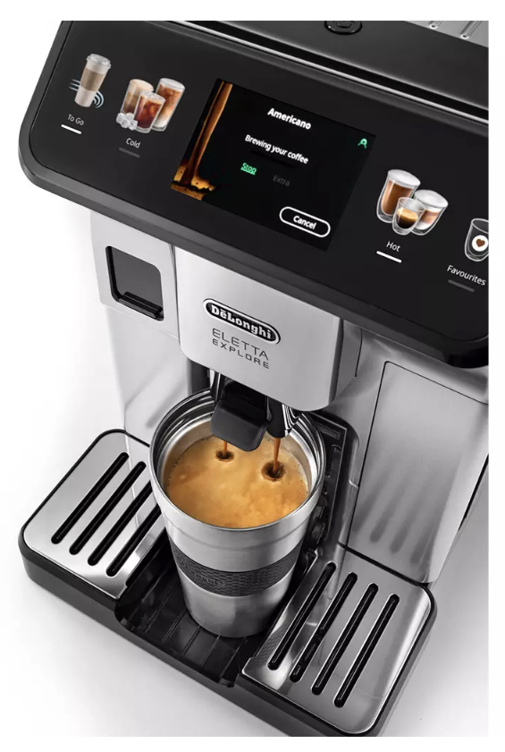 Кофемашина DELONGHI ECAM 450.55 S серебристый купить,NaN