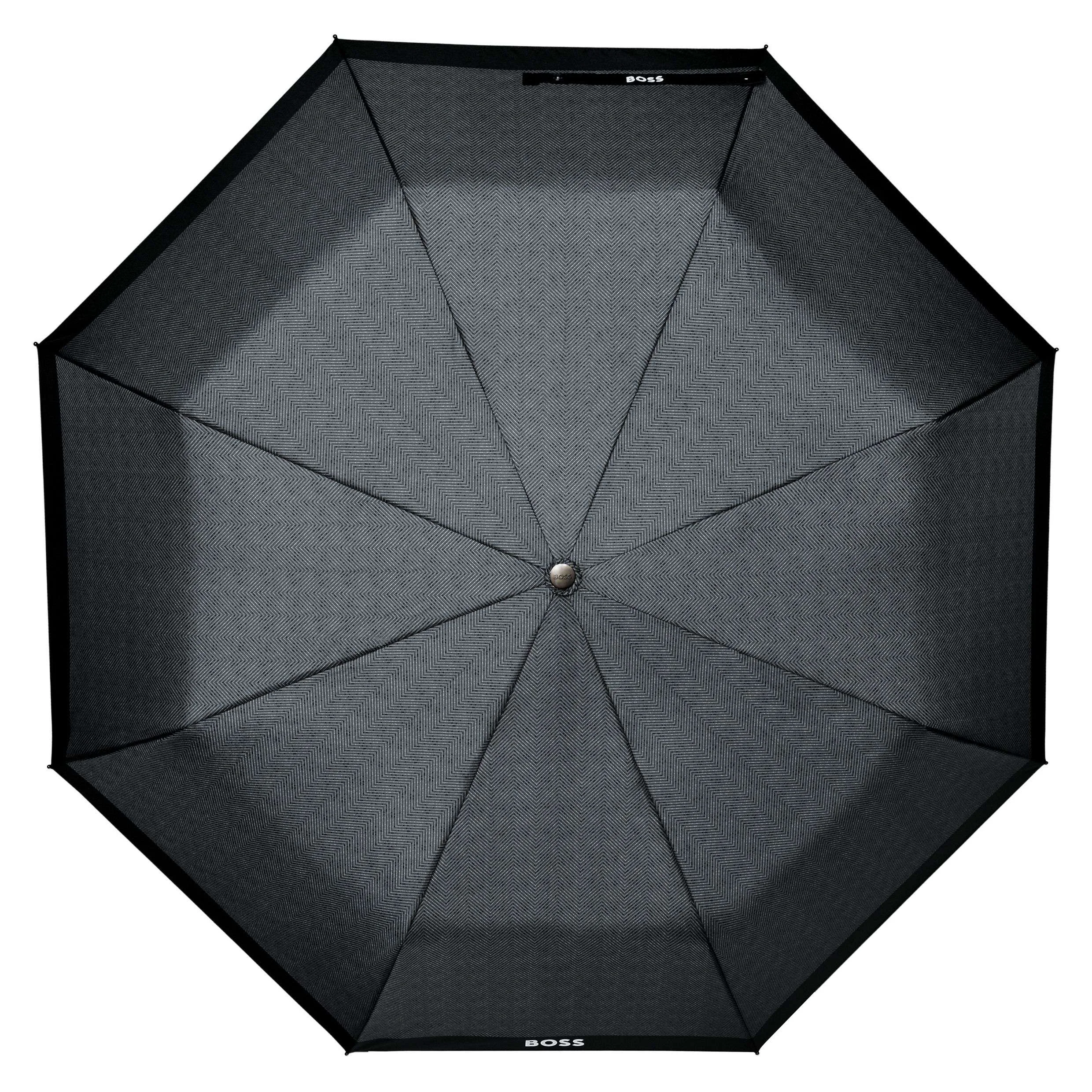 Зонт складной Hugo Boss Chevron HUF614H темно-серый  купить,69000