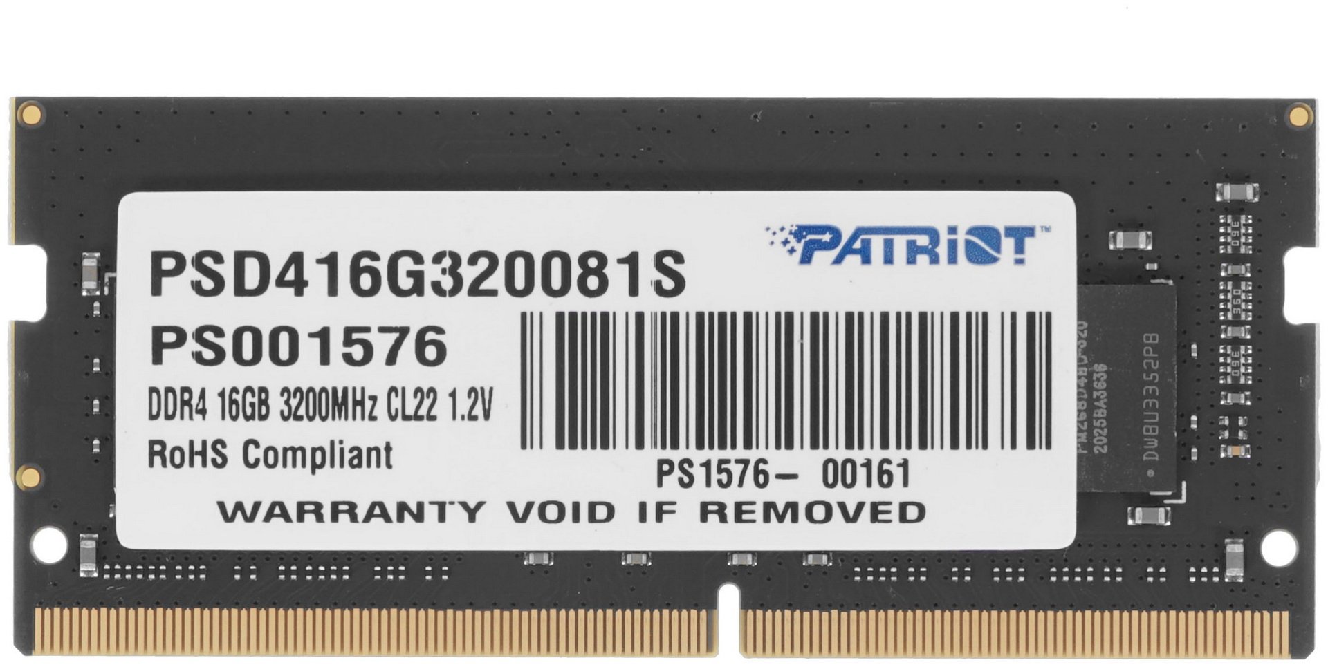 Оперативная память Patriot PSD416G320081S 16 Гб купить,NaN