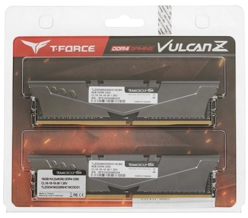 Оперативная память Team Group T-Force Vulkan Z TLZGD416G3200HC16CDC01 16 Гб купить,NaN