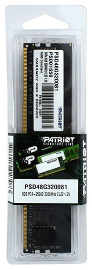 Оперативная память Patriot PSD48G320081B 8 Гб купить,NaN