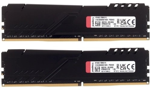 Оперативная память Kingston Fury Beast KF436C17BBK2/16 16GB купить,169341