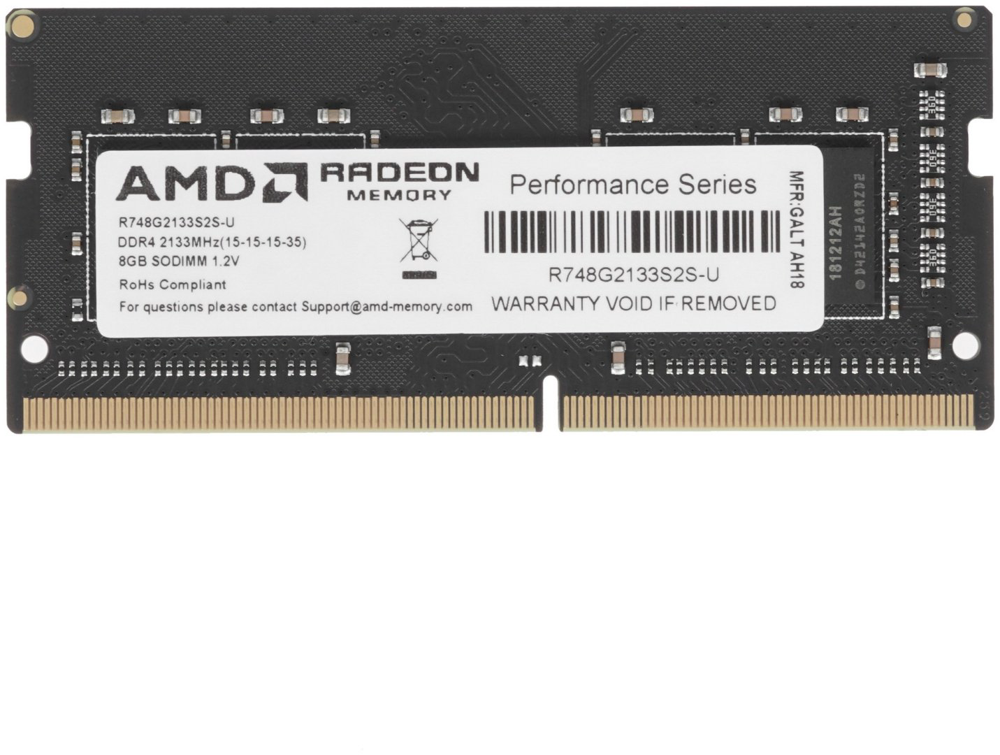 Оперативная память AMD R748G2133S2S-U 8 Гб купить,NaN